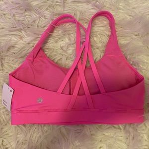 NWT Lululemon Energy Bra Dark Prism Pink - RARE